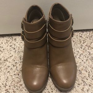 Lauren Conrad brown booties